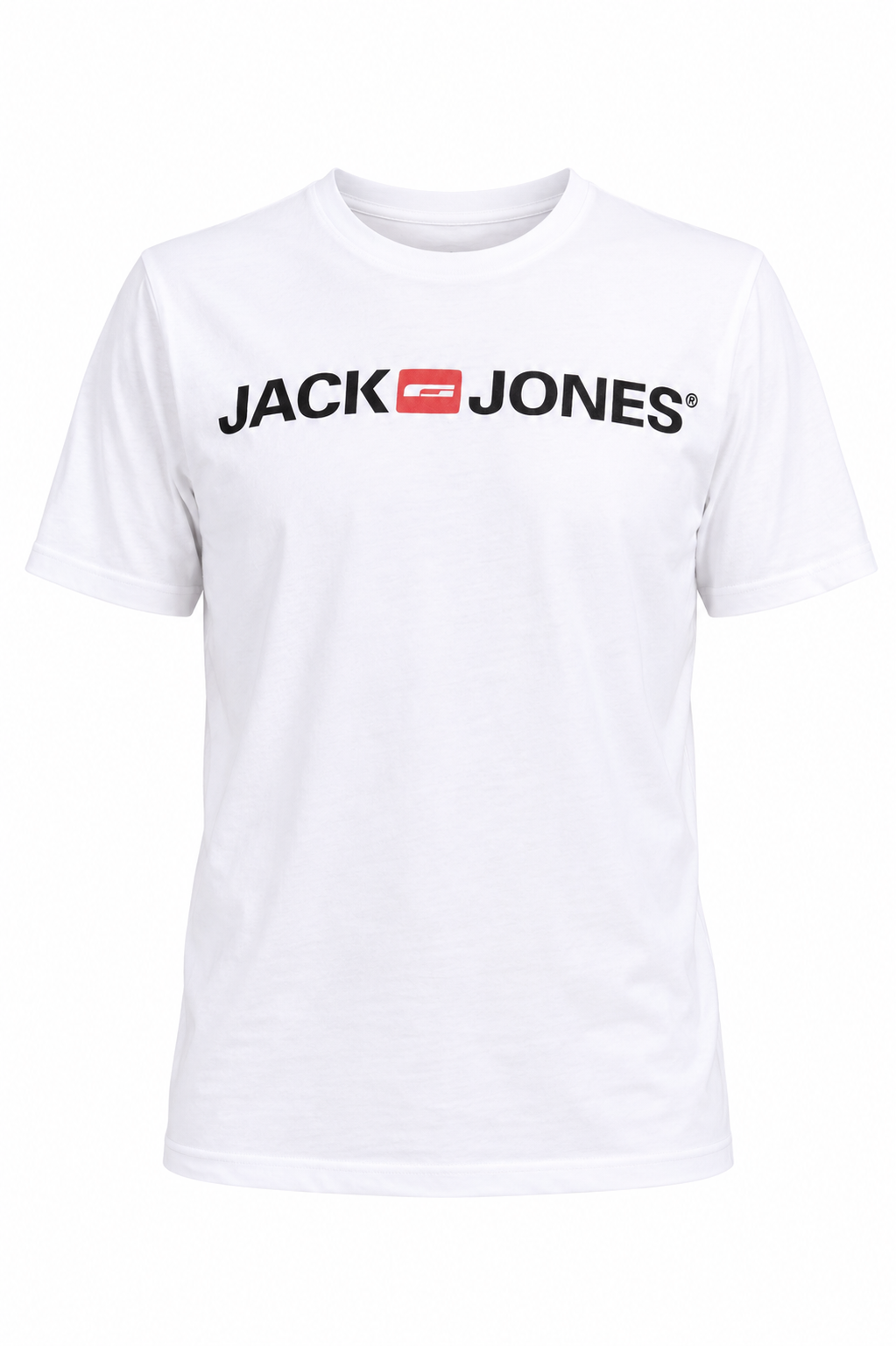Бяла тениска Jack&Jones M