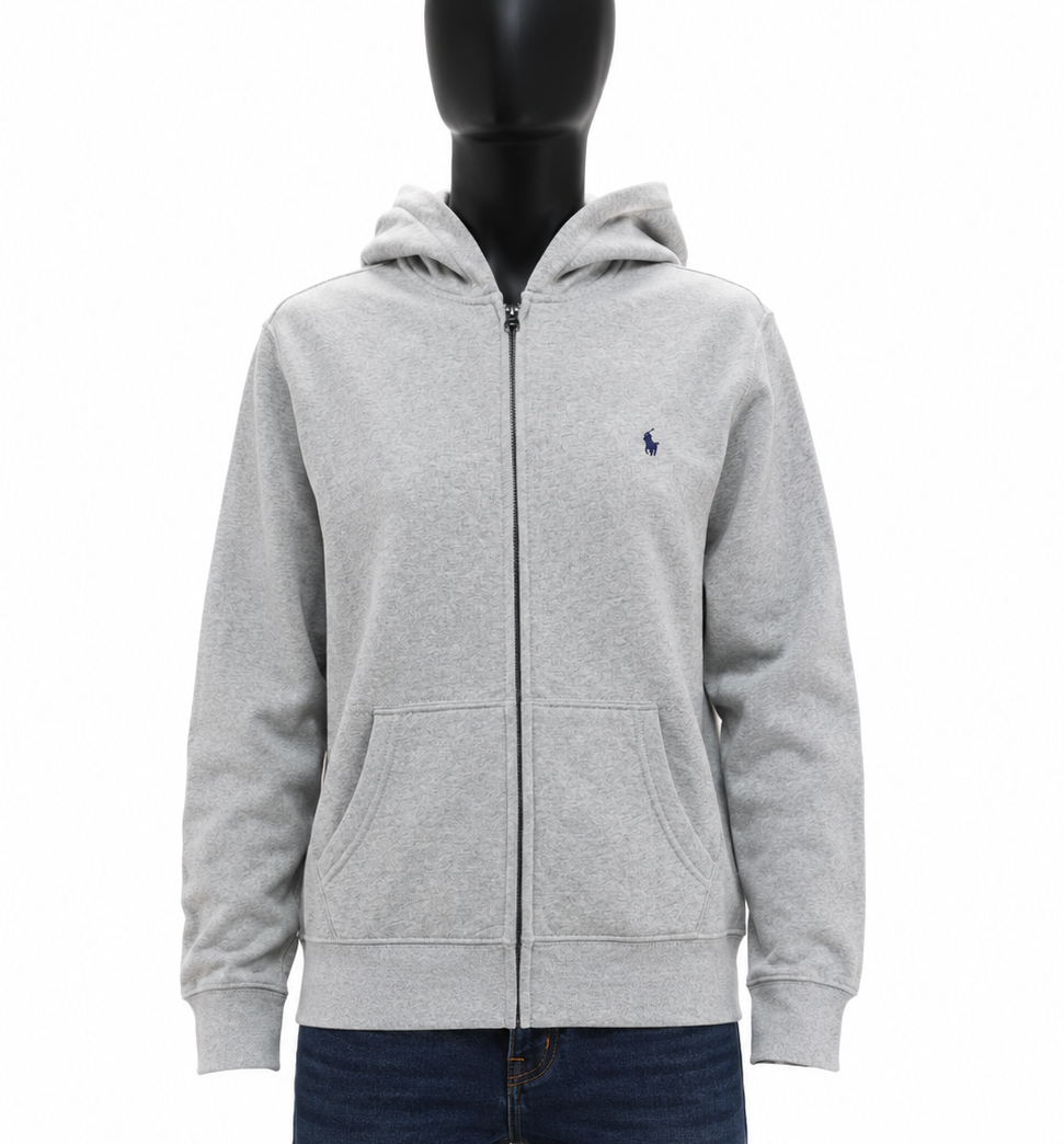 Ralph Lauren S сив суичър с цип