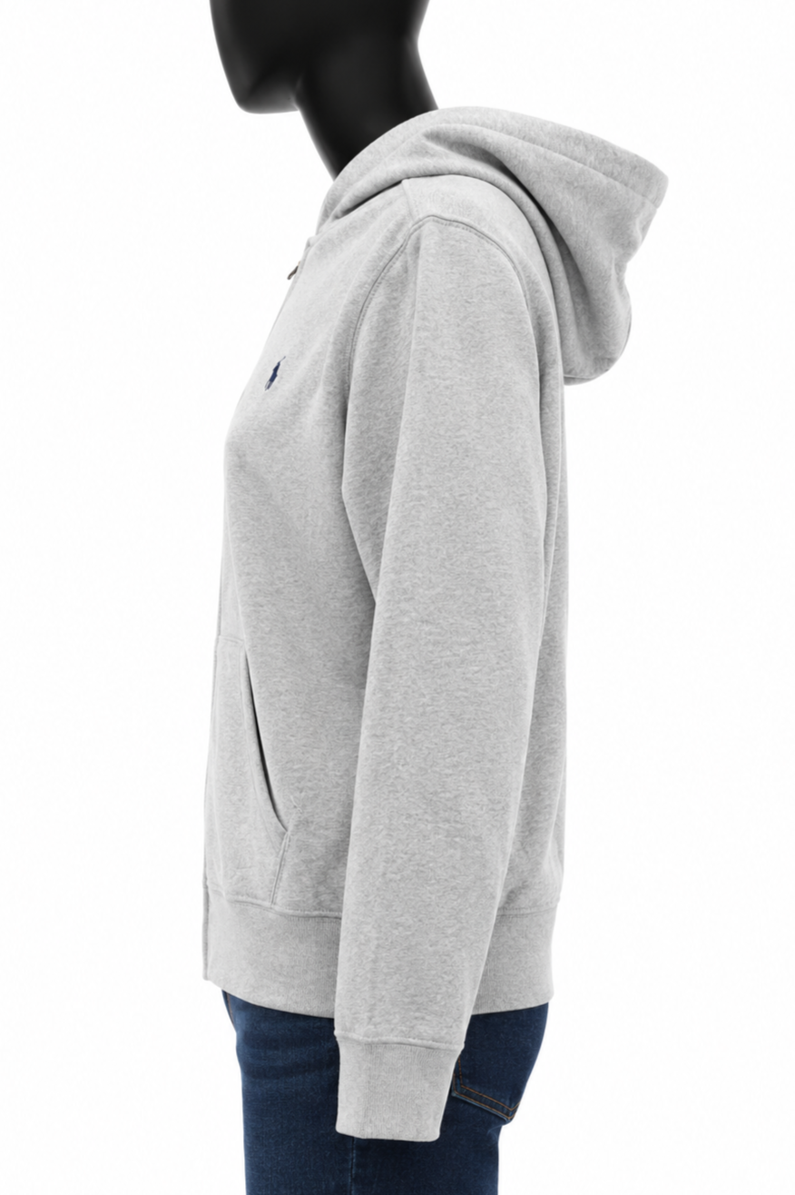 Ralph Lauren S сив суичър с цип
