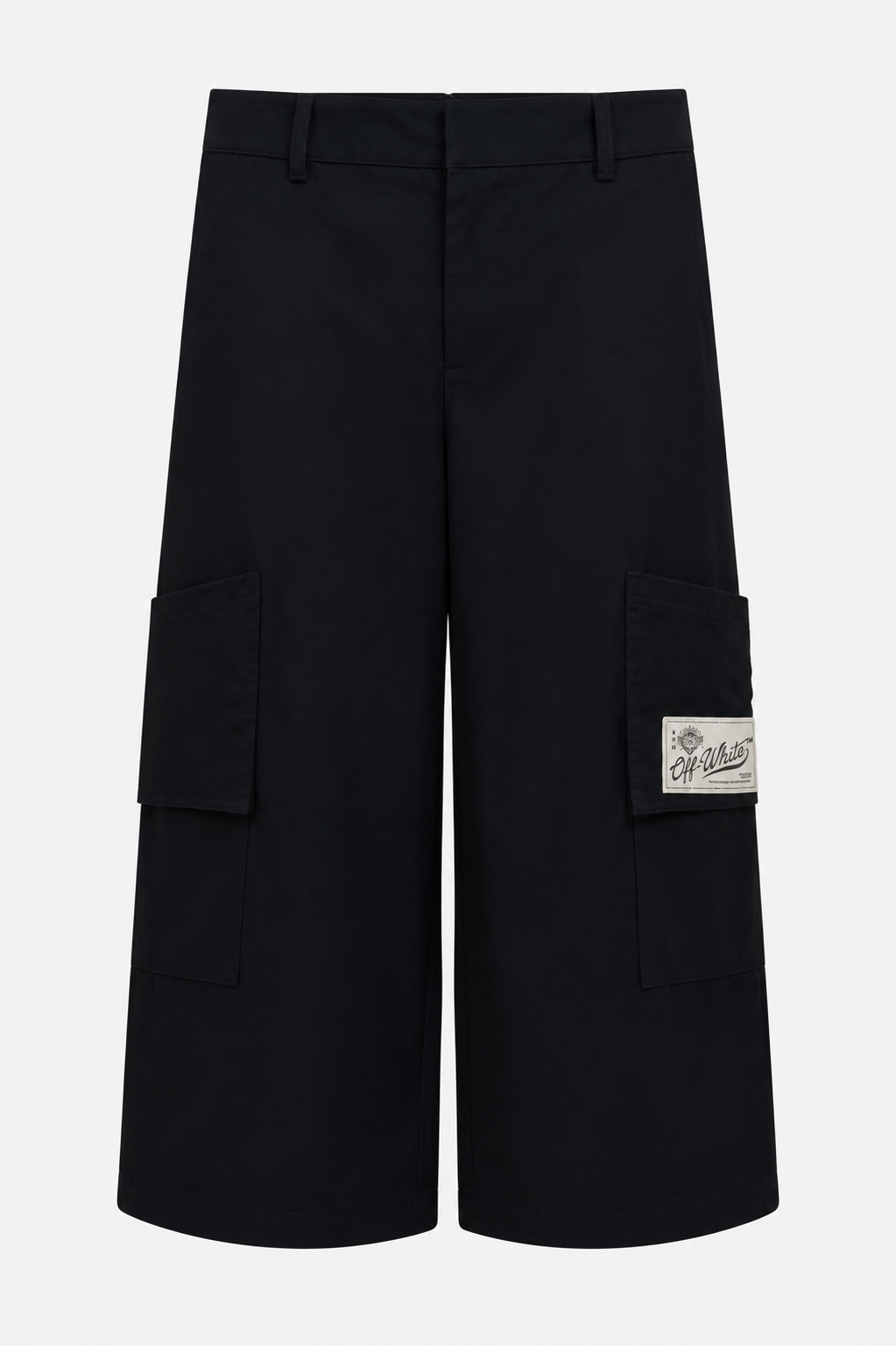 OFF White Gabardine Tariloring Cargo EU46 дамски панталони