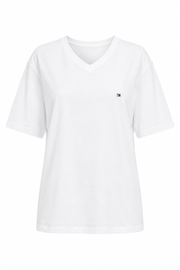 Дамска бяла тениска Tommy Hilfiger XXL
