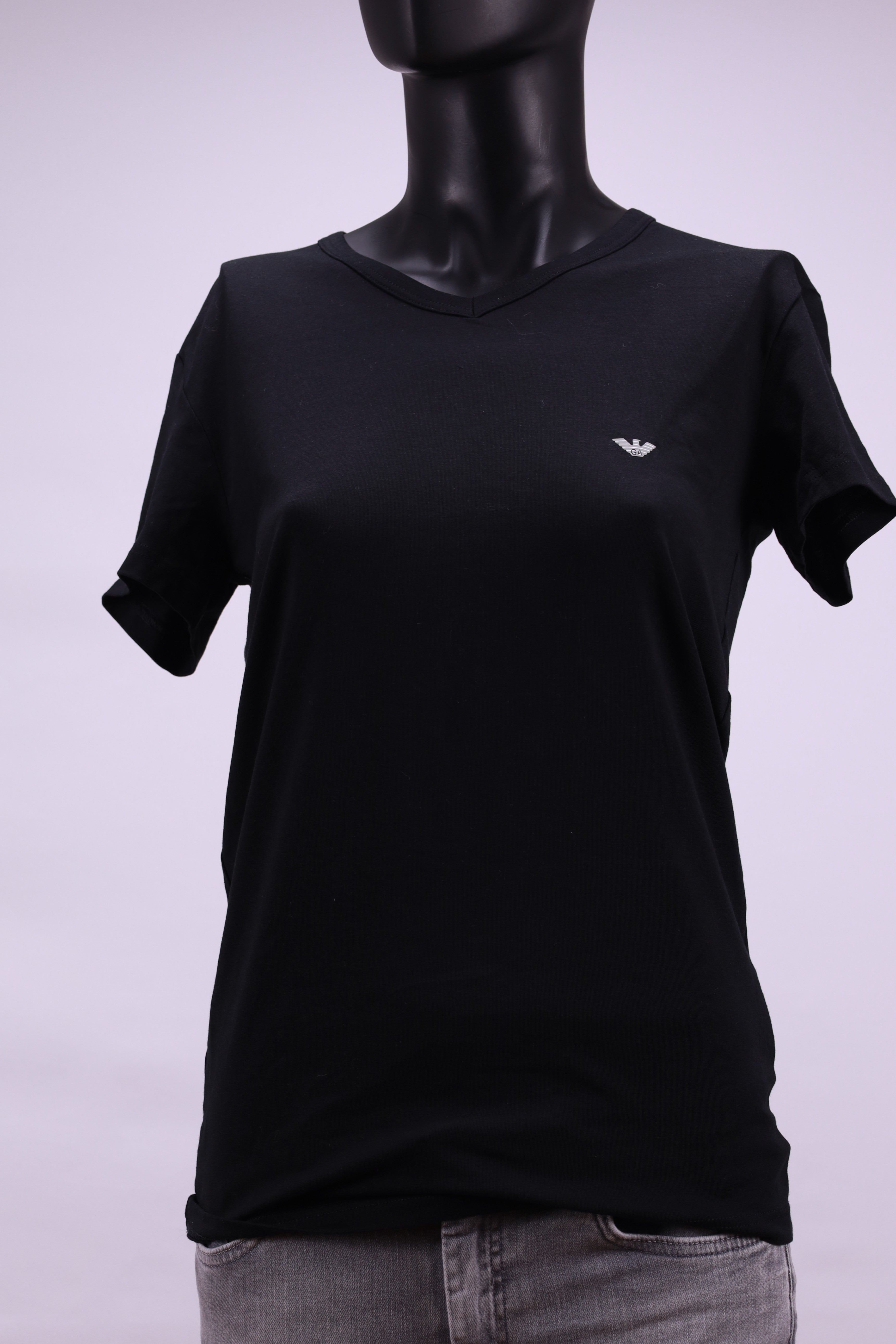 Черна тениска Emporio Armani