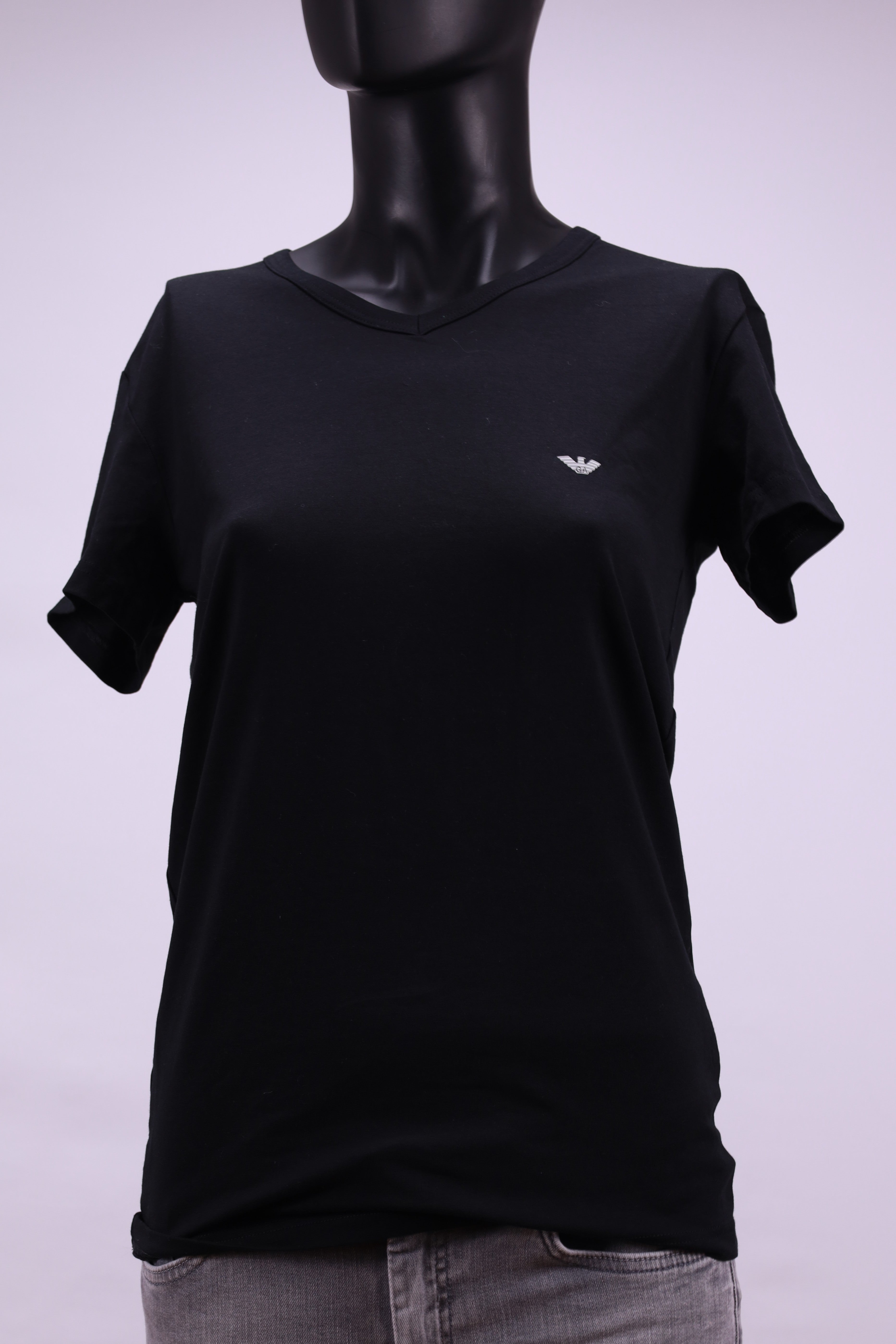 Черна тениска Emporio Armani