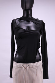 Черно боди LeGer