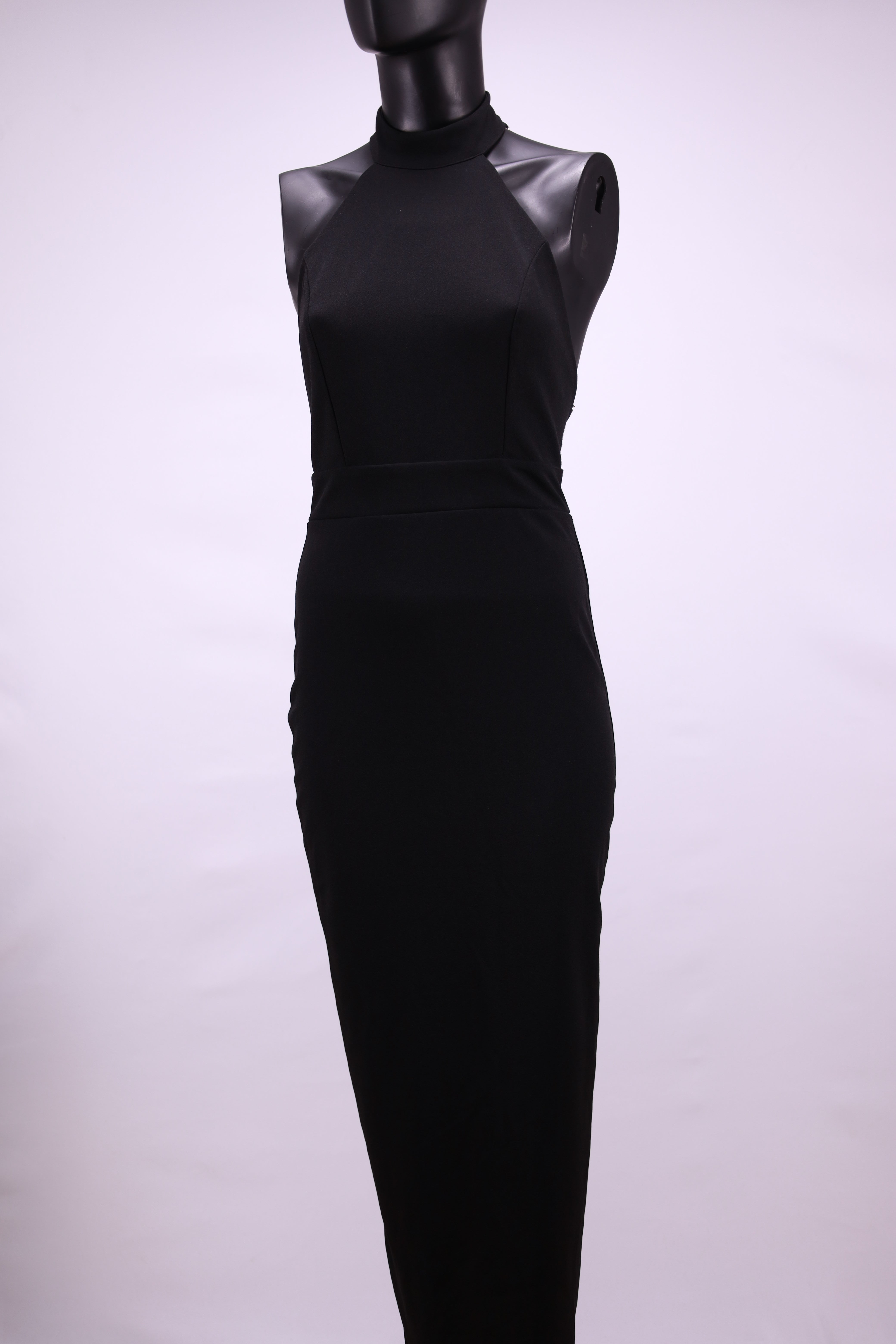 Черна официална рокля Wal G