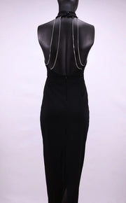 Черна официална рокля Wal G