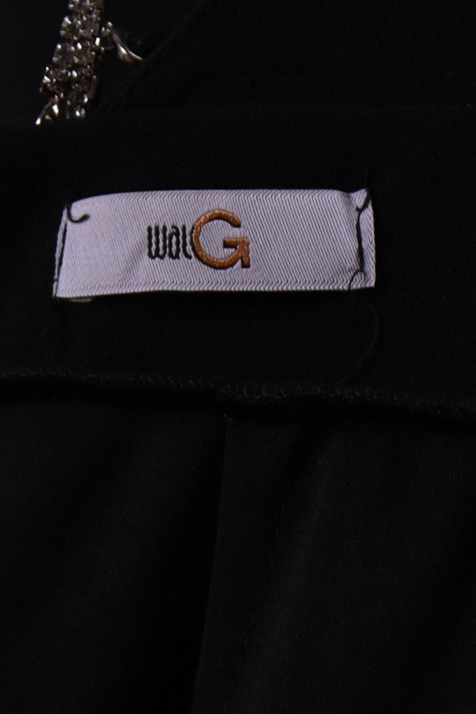 Черна официална рокля Wal G