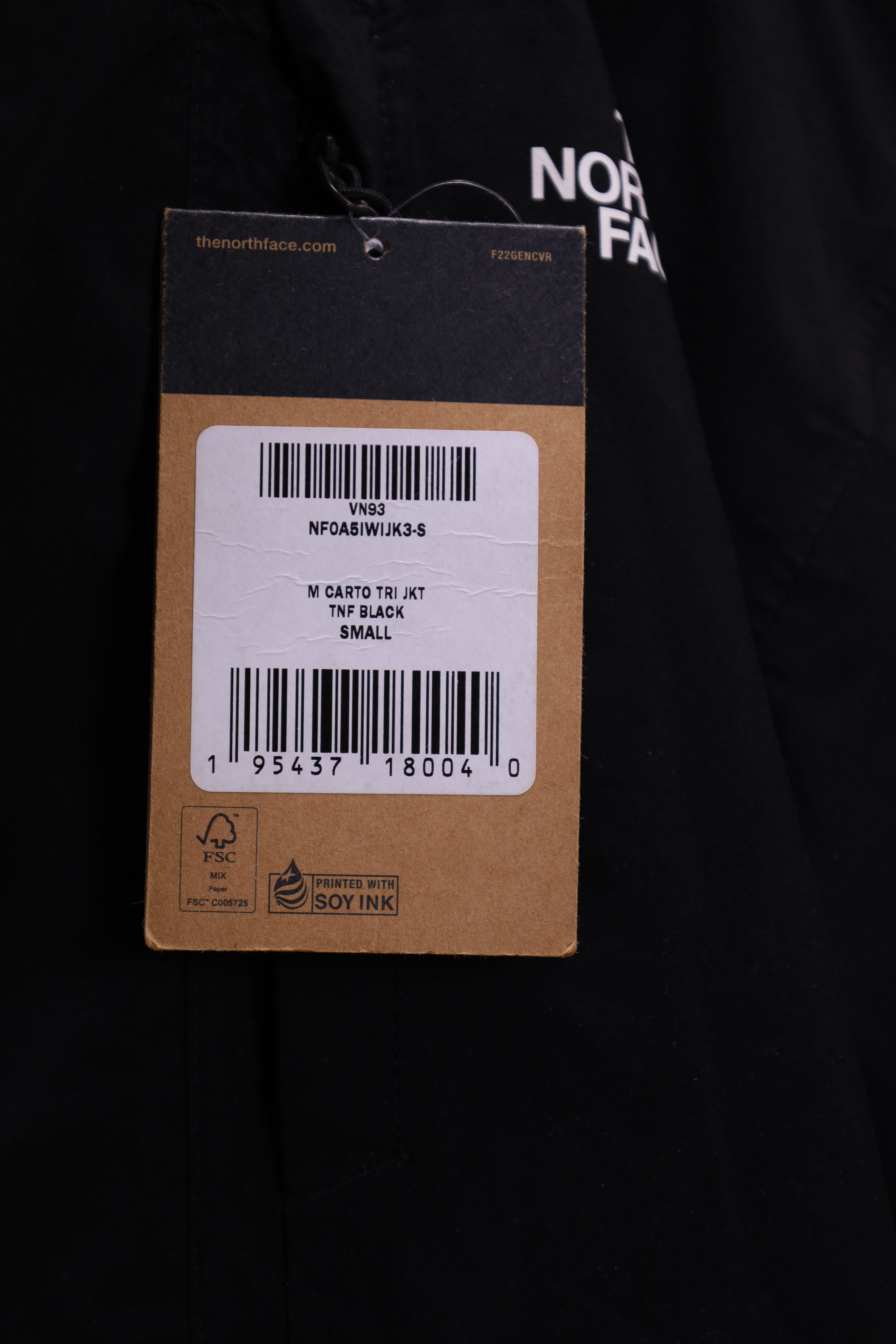 Яке The North Face M CARTO TRICLIMATE