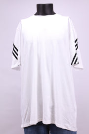 Бяла тениска Adidas 3 stripes