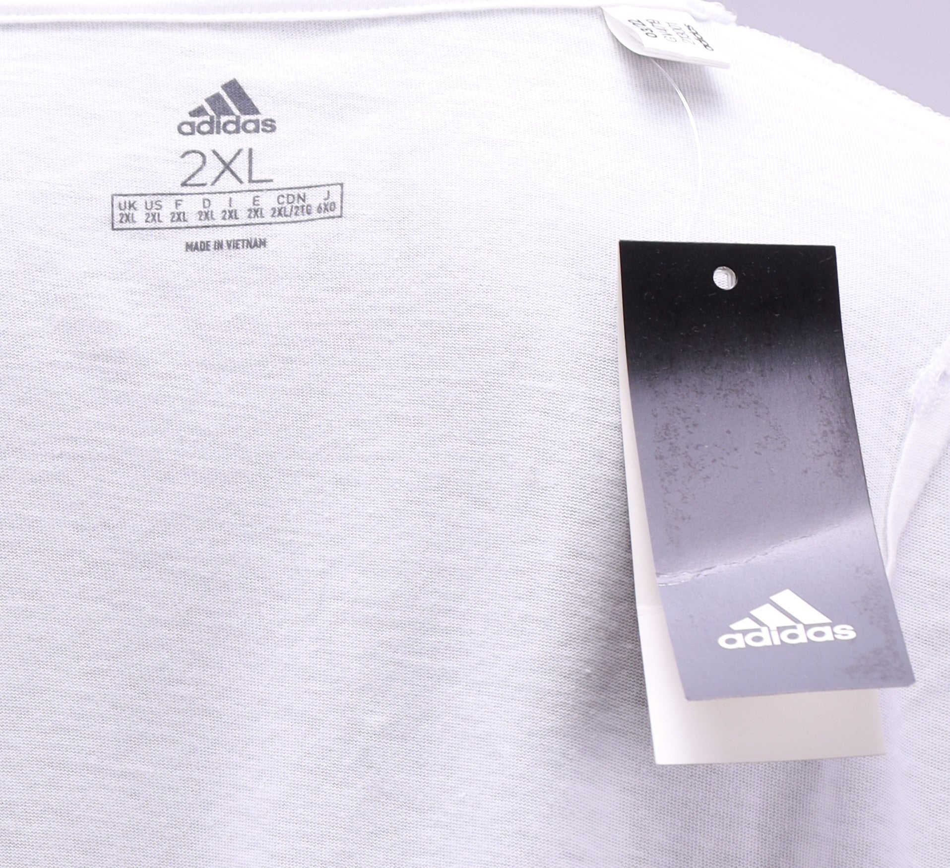 Бяла тениска Adidas 3 stripes