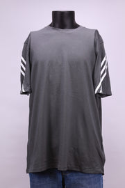 Сива тениска Adidas 3 stripes