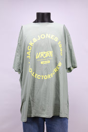 Зелена тениска Jack&Jones JJSIMON TEE CREW NECK 6XL