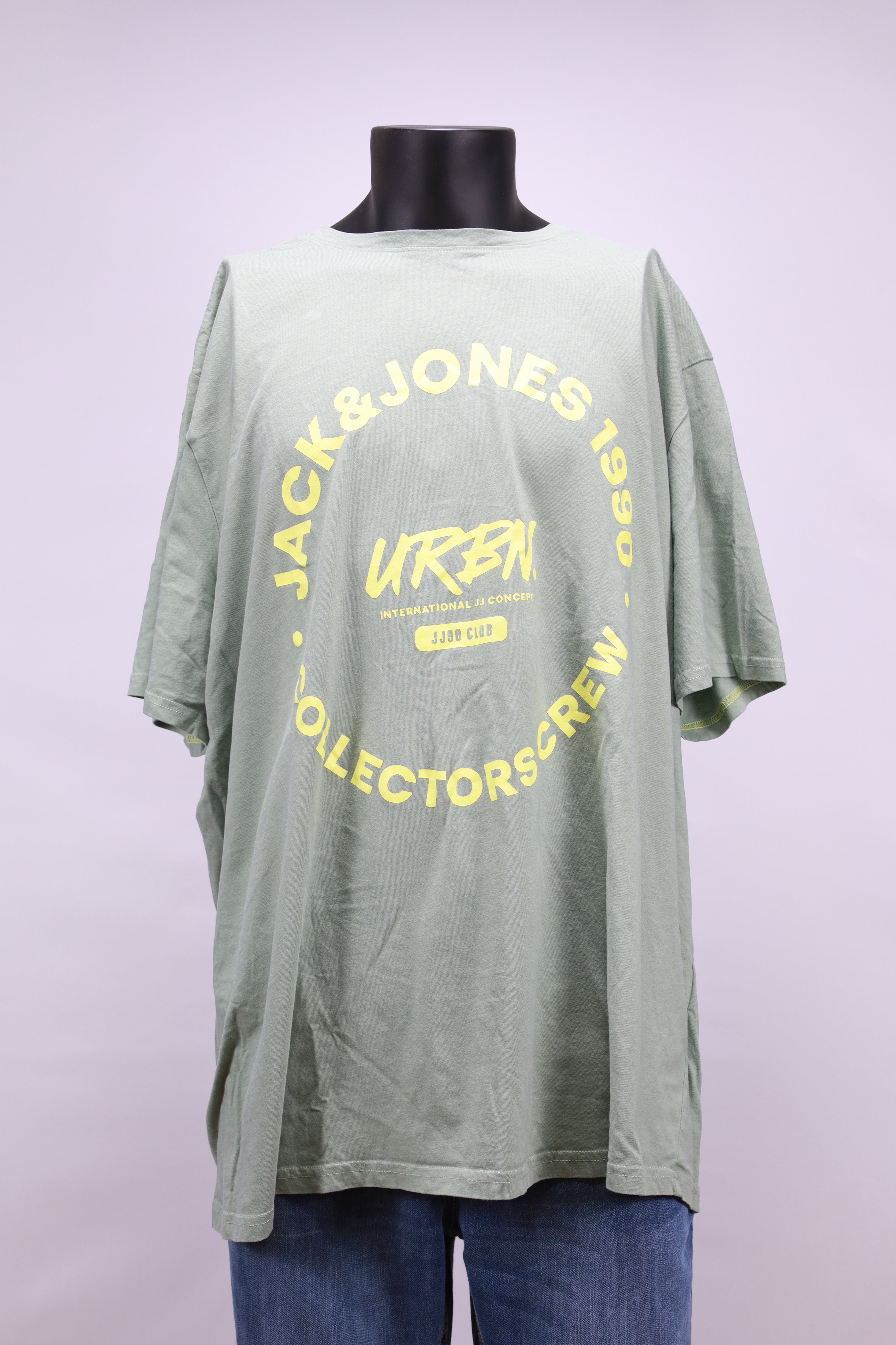 Зелена тениска Jack&Jones JJSIMON TEE CREW NECK 6XL