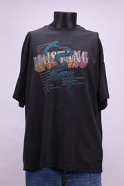 Черна тениска Mustang