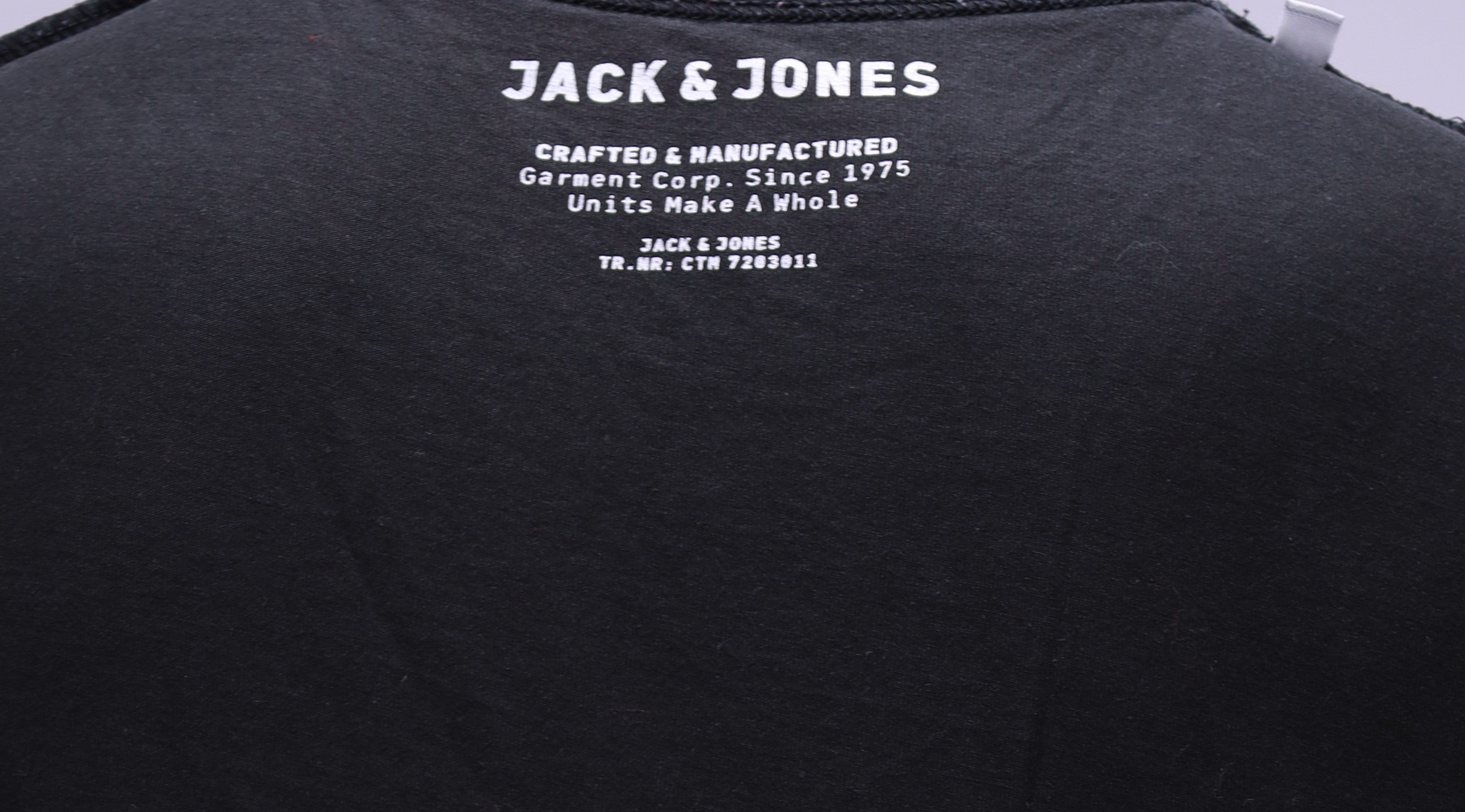 Черна тениска Jack&Jones Slim