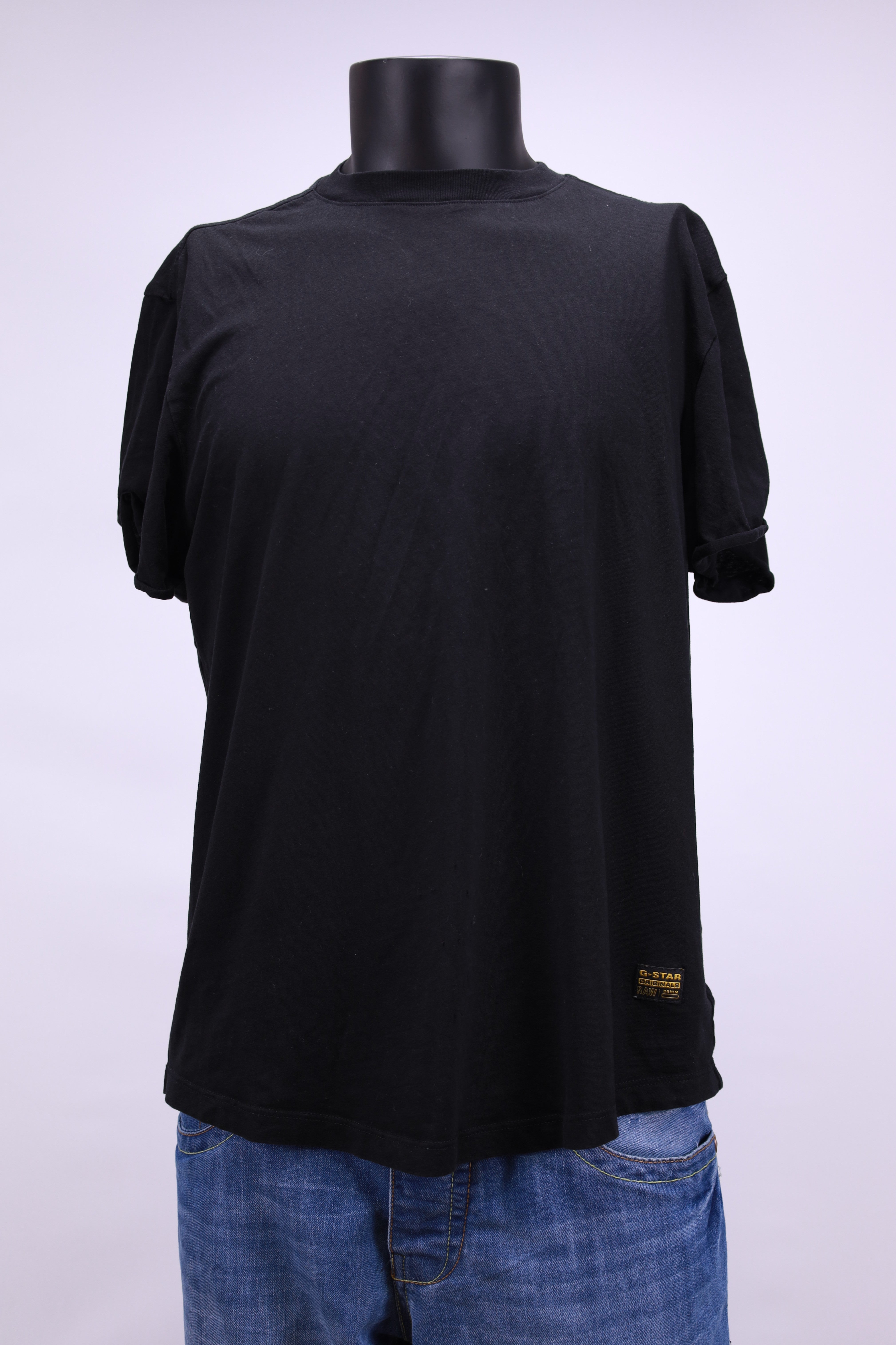 Черна тениска G-Star Raw