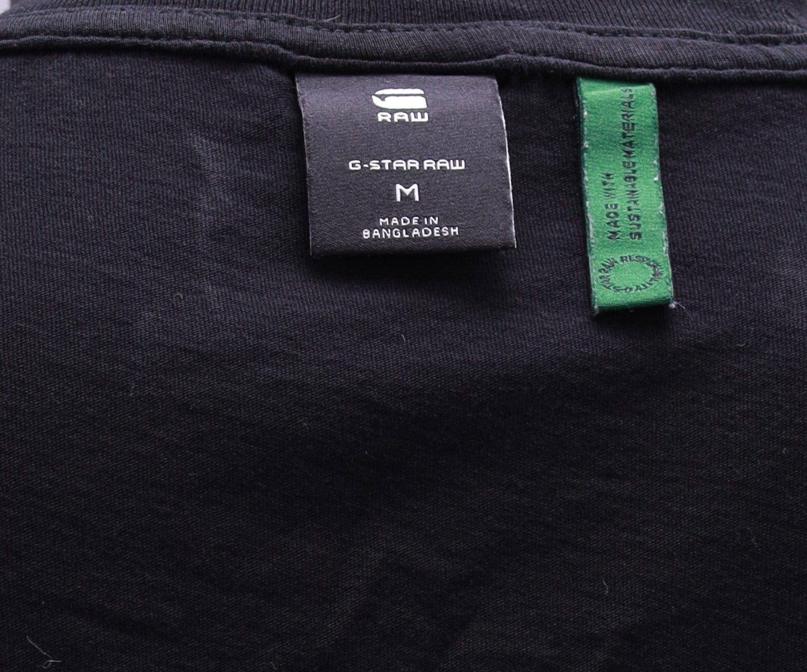 Черна тениска G-Star Raw