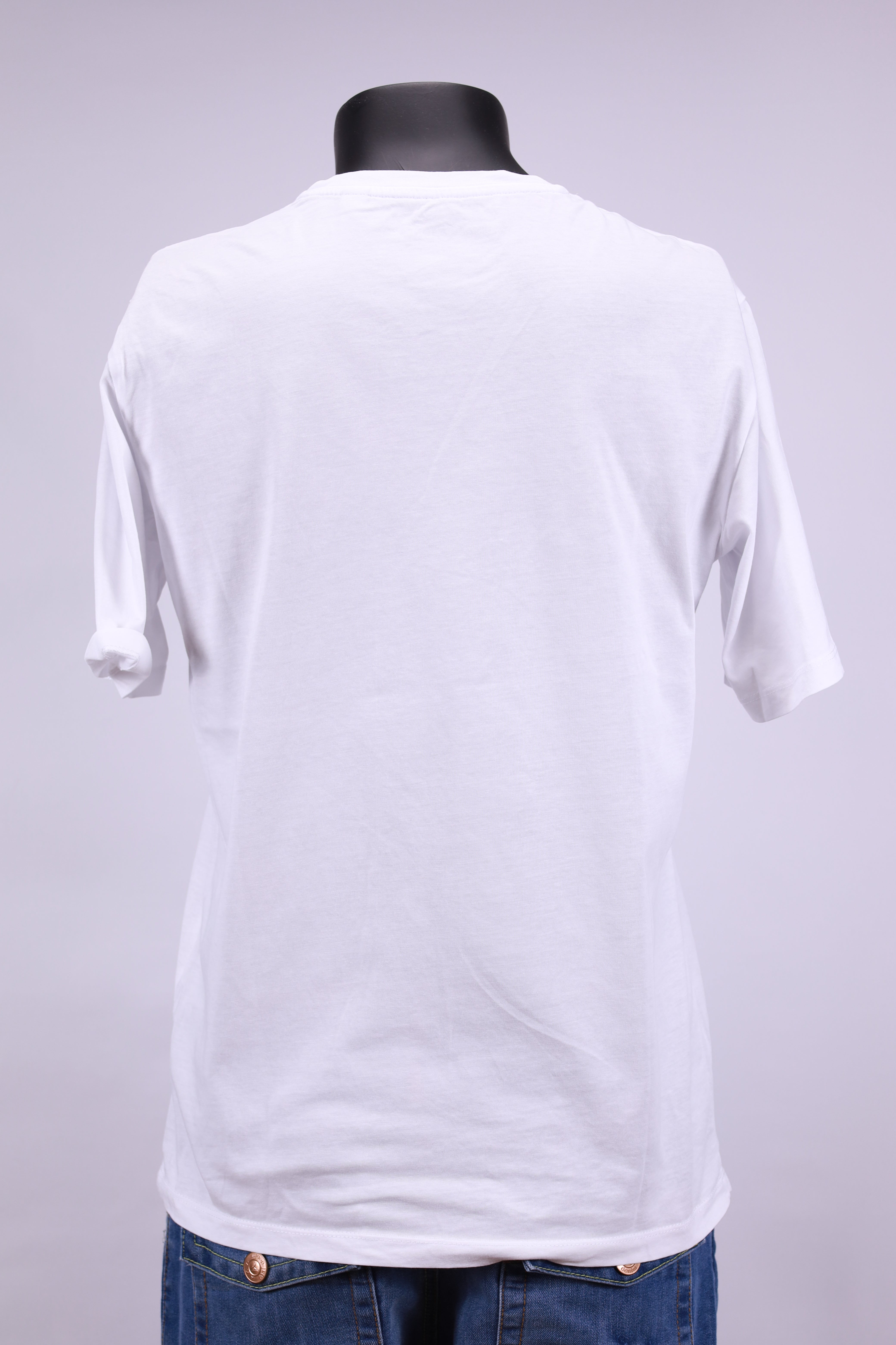 Бяла тениска Jack&Jones M