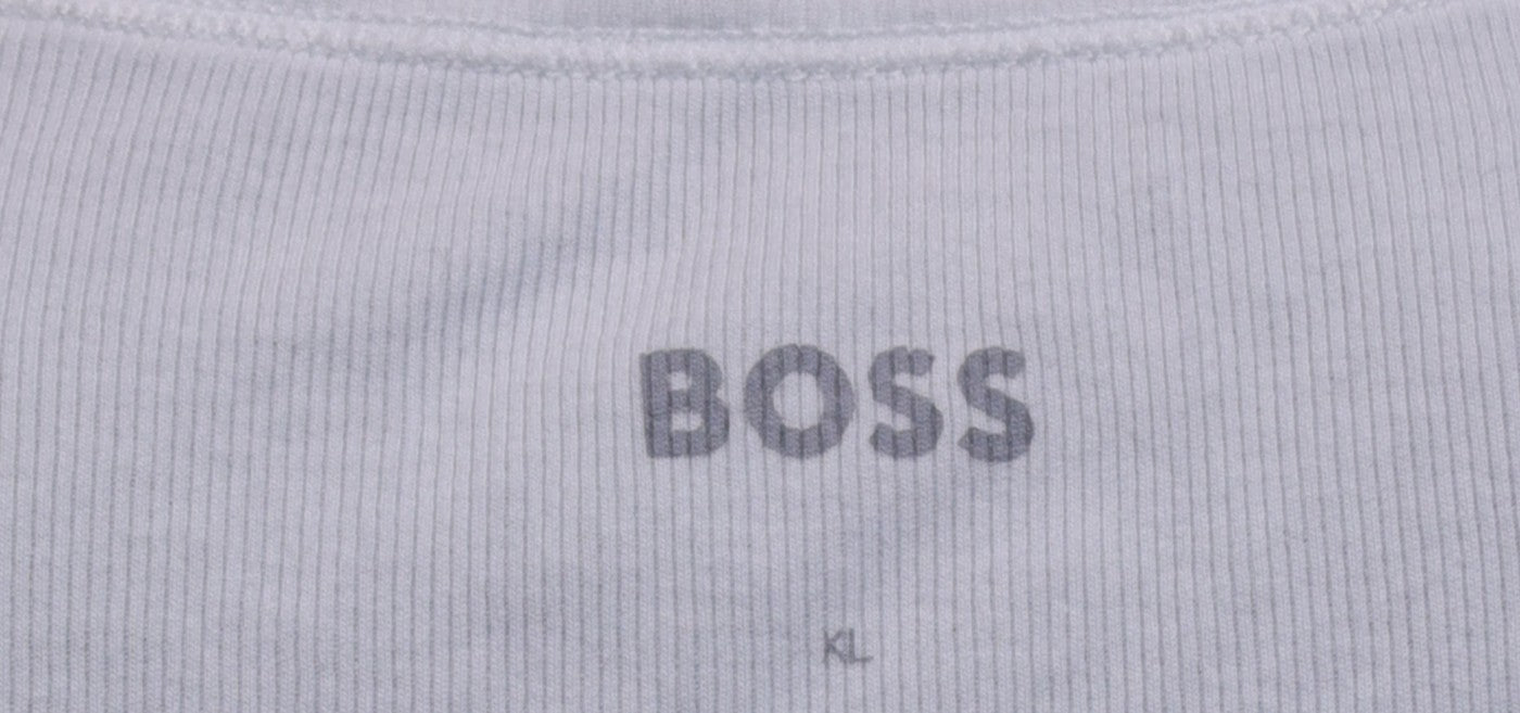 Бял мъжки топ Boss XL