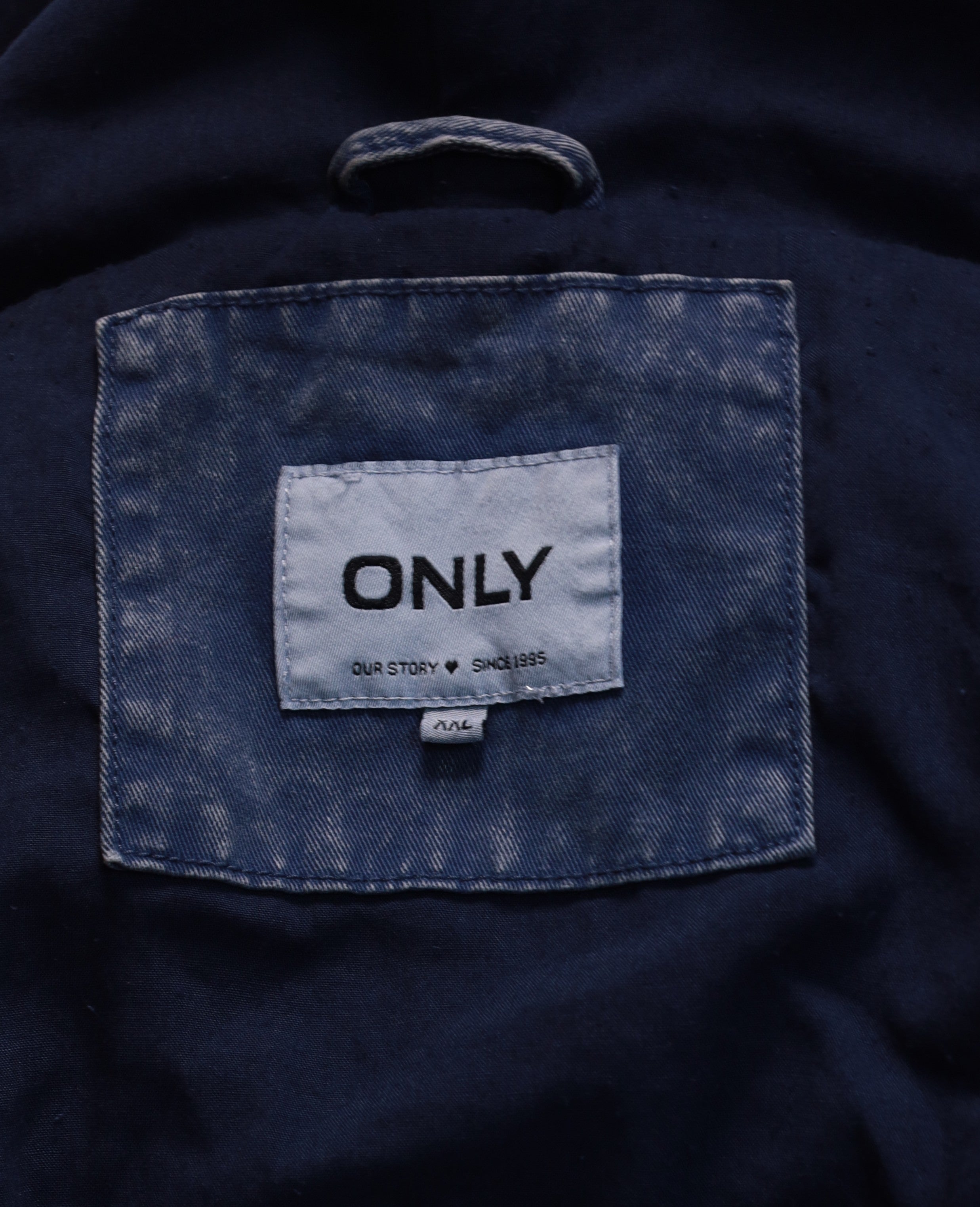 Дамско дънково яке Only XXL
