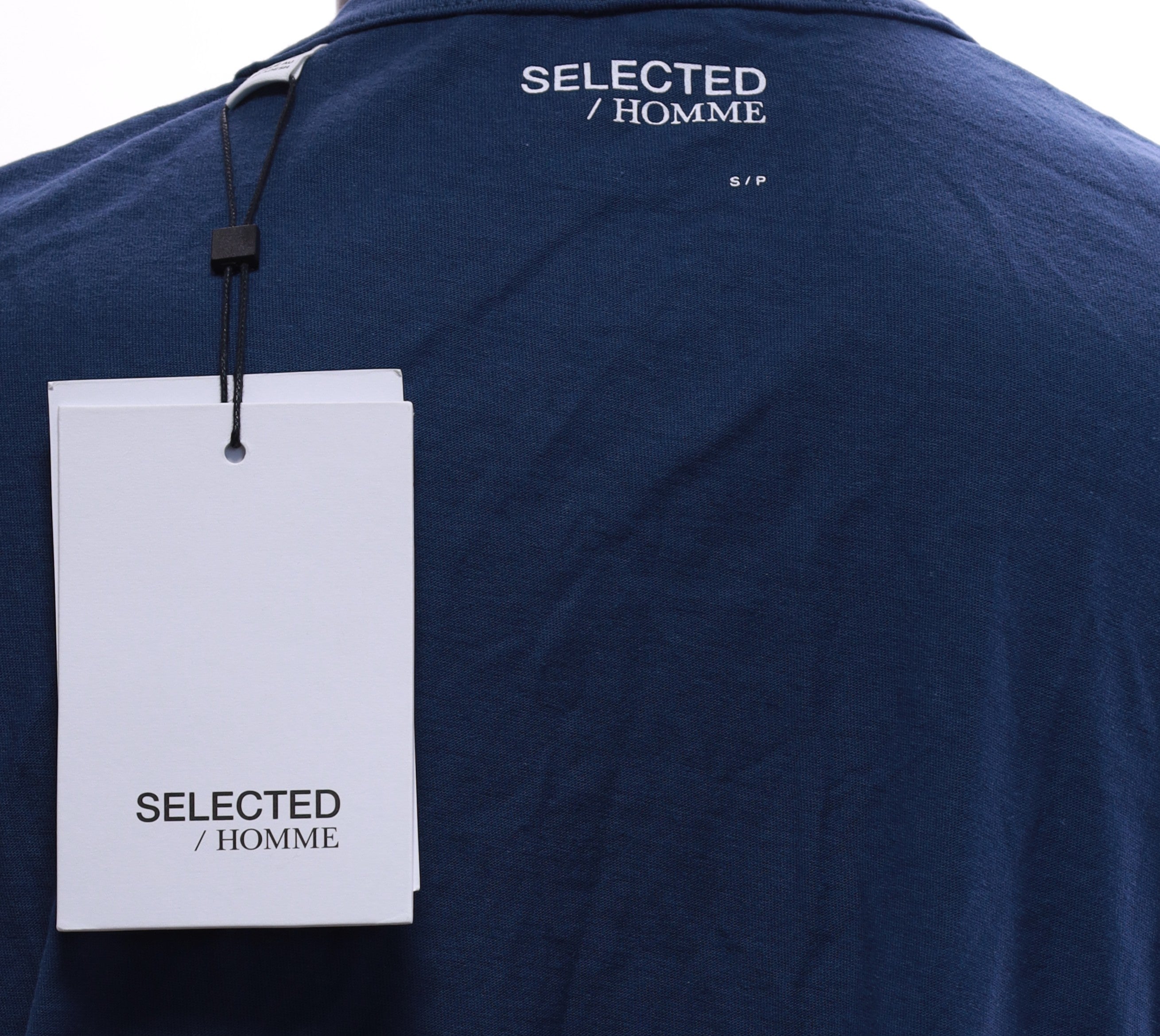 Тъмносиня тениска Selected Homme