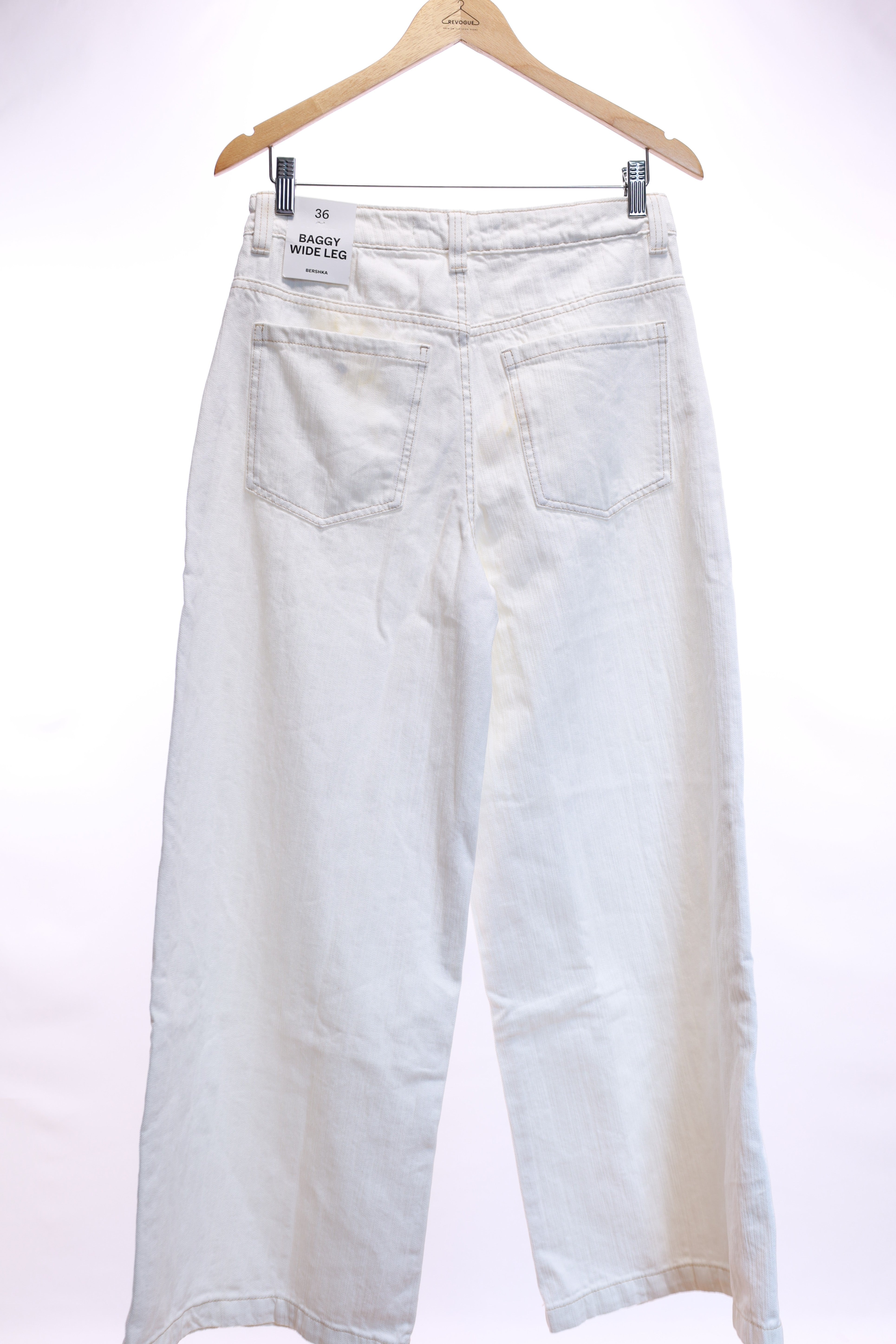 Дамски широки дънки Bershka S