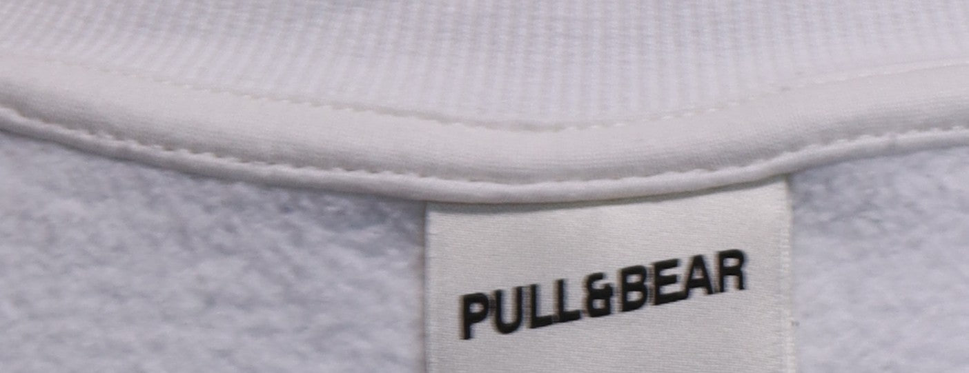 Бяла блуза Pull&Bear M