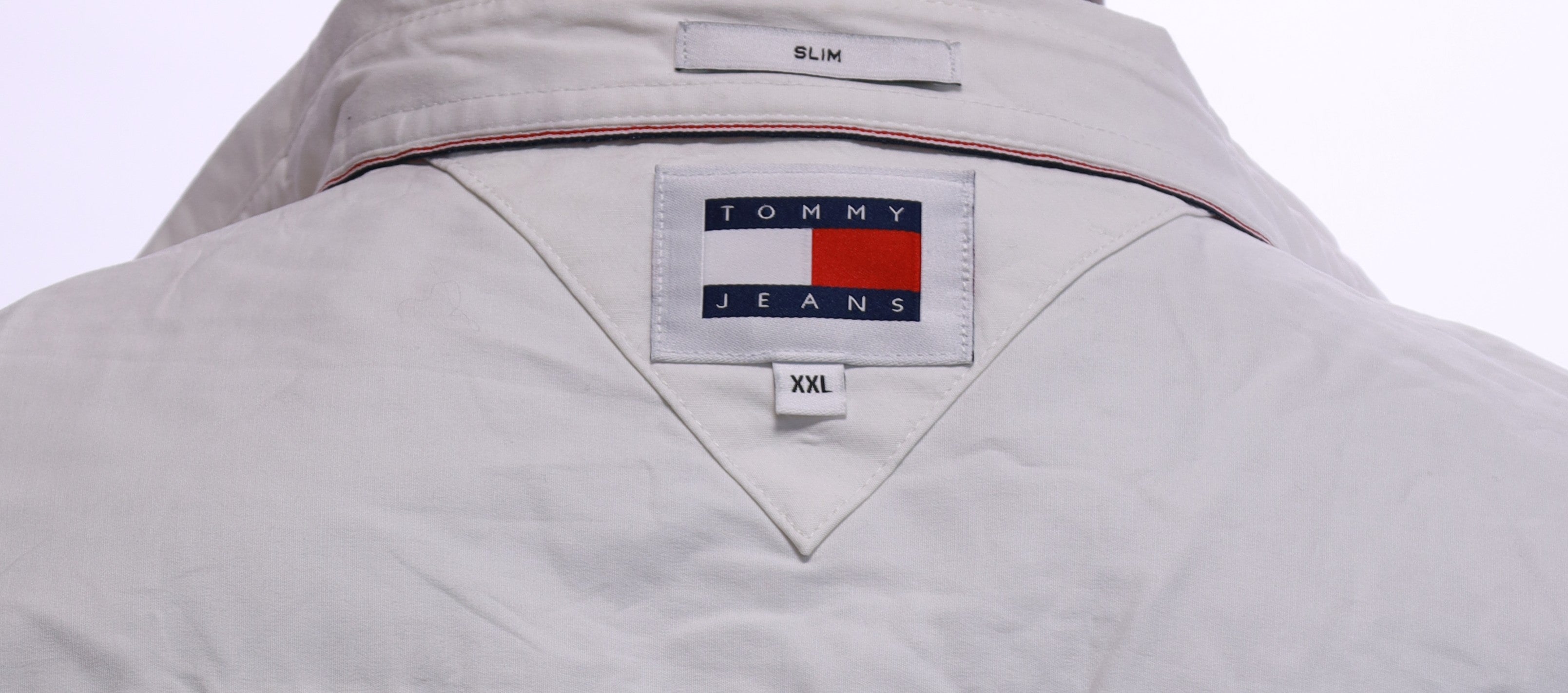 Бяла риза Tommy Jeans XXL