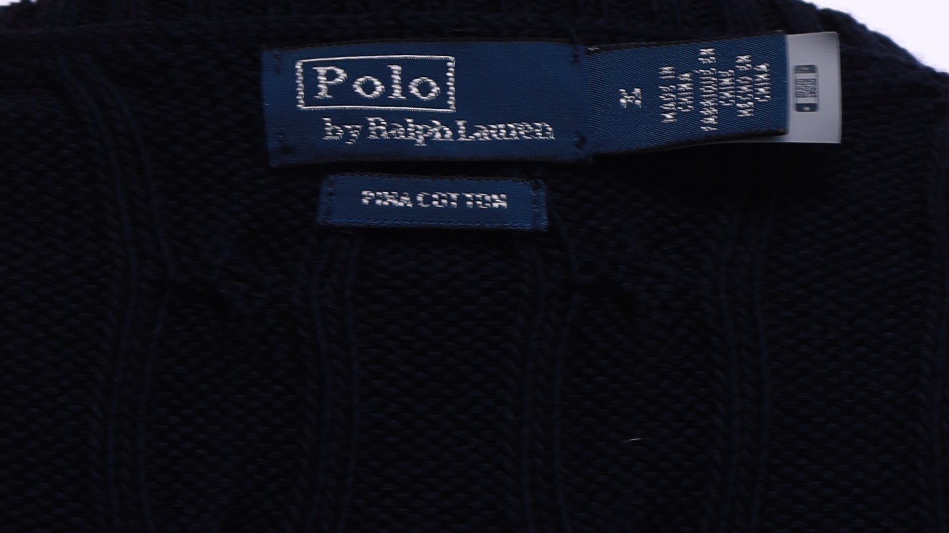 Тъмносин пуловер Polo Ralph Lauren М