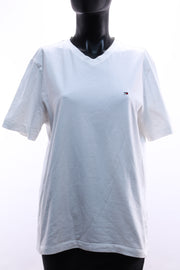 Дамска бяла тениска Tommy Hilfiger XXL