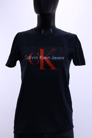 Черна тениска CK Jeans XS