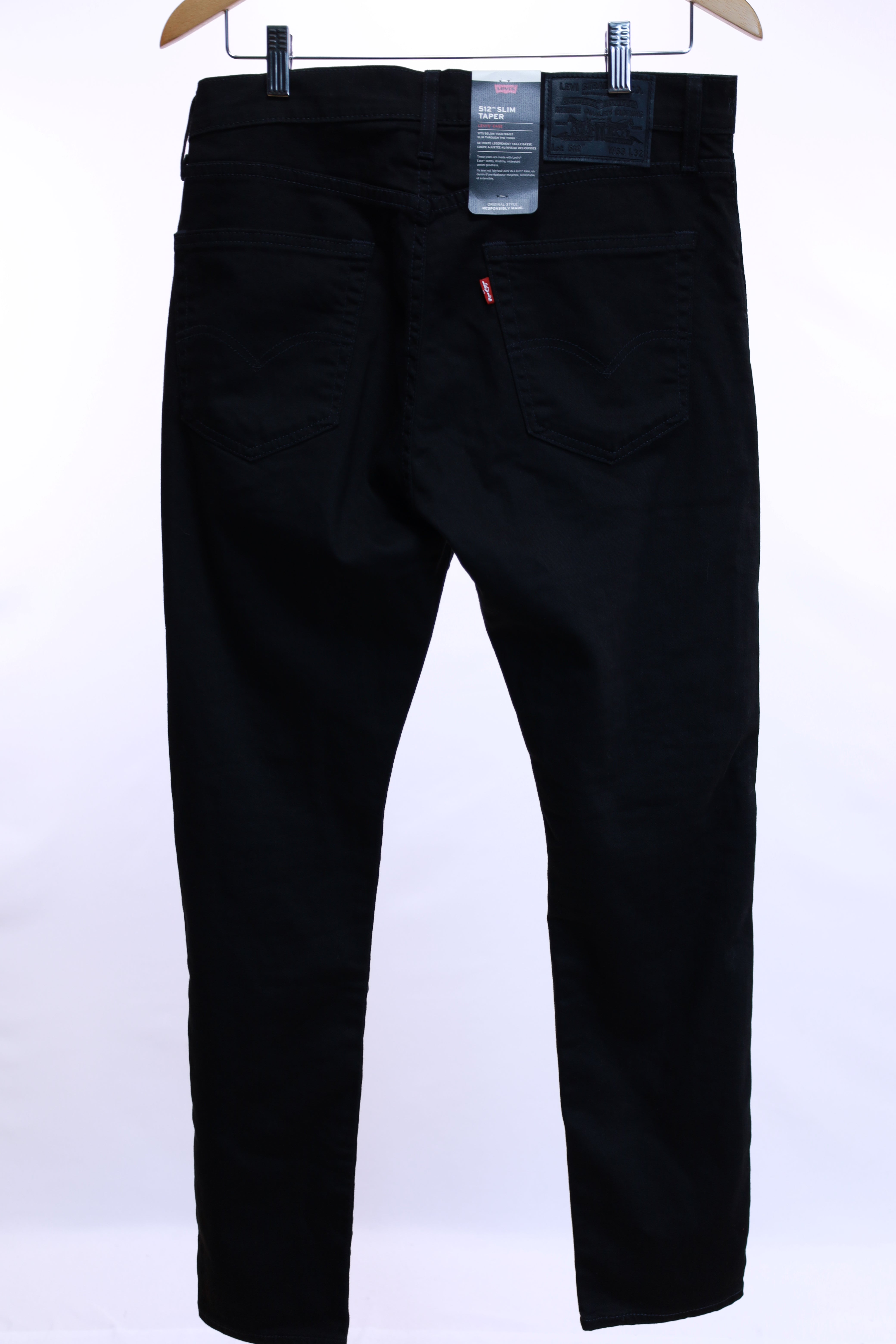 Levi's 512 W33 черни дънки