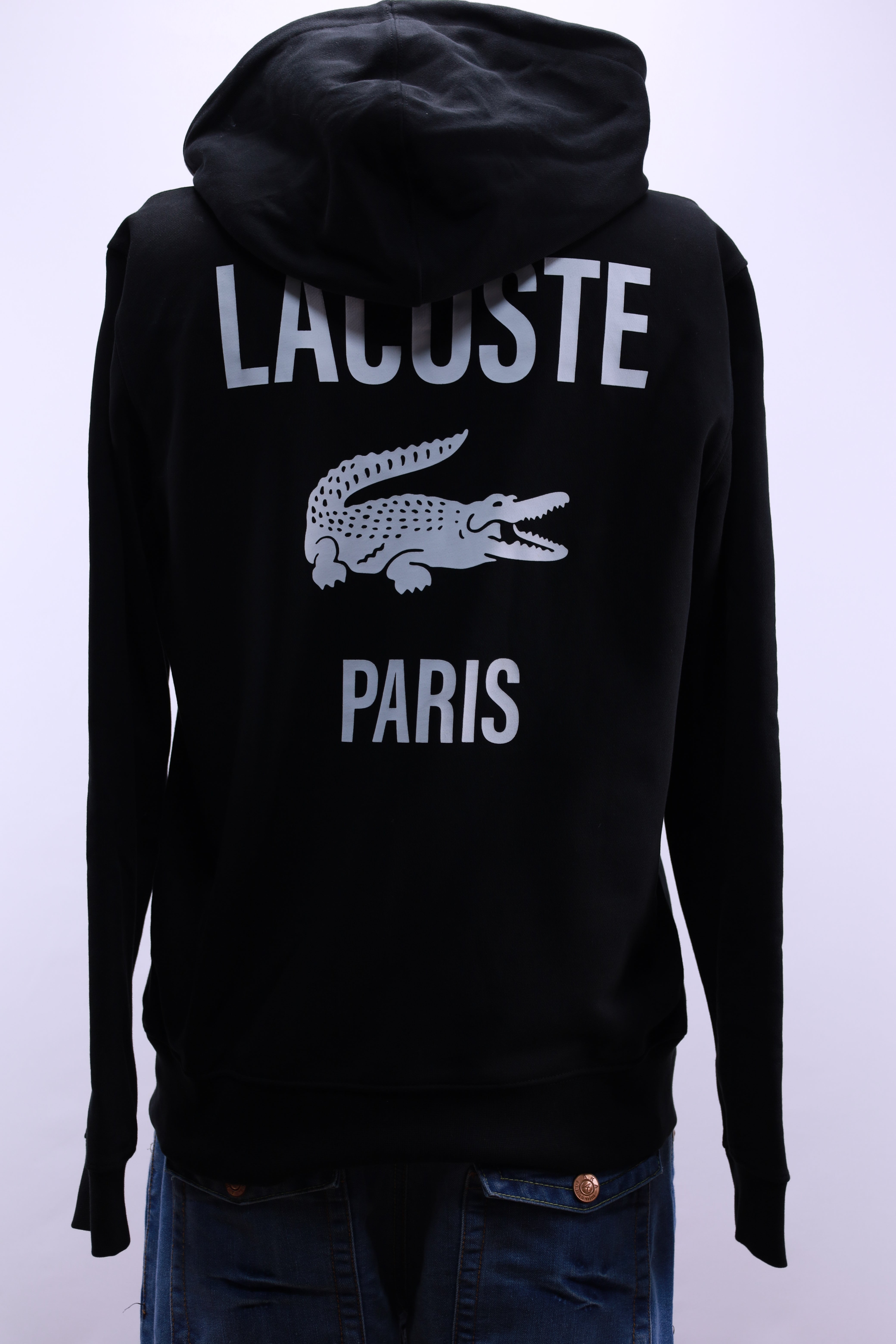 Lacoste M черно худи