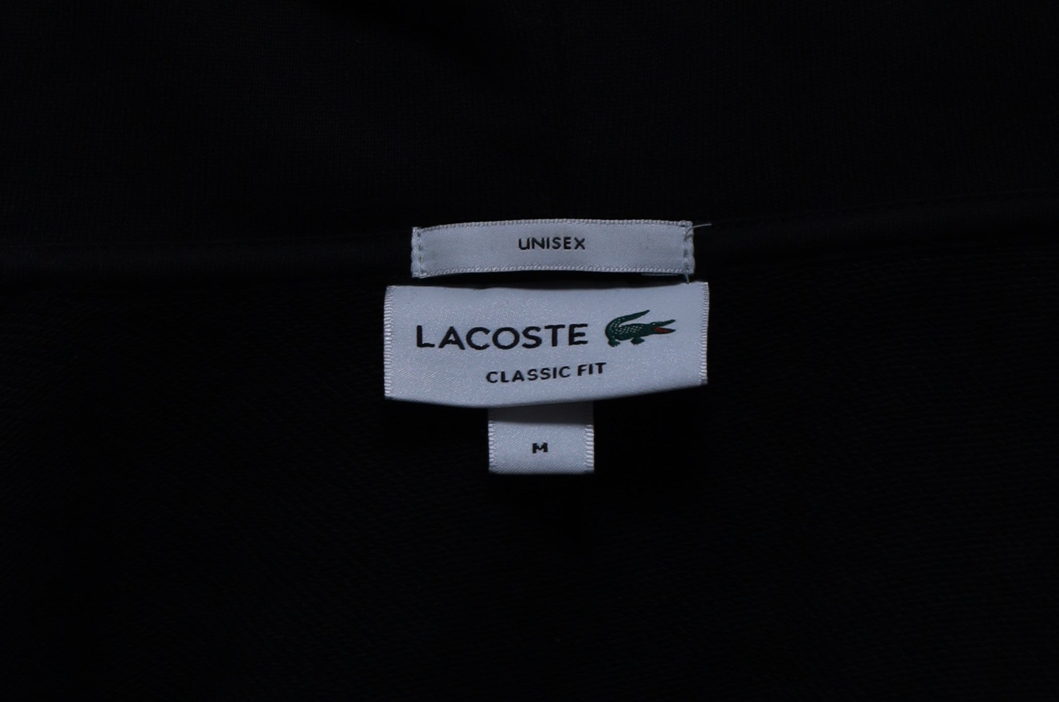 Lacoste M черно худи