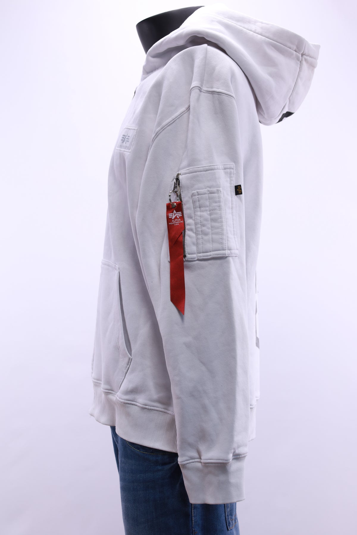 Мъжки суичър с цип Alpha Industries L