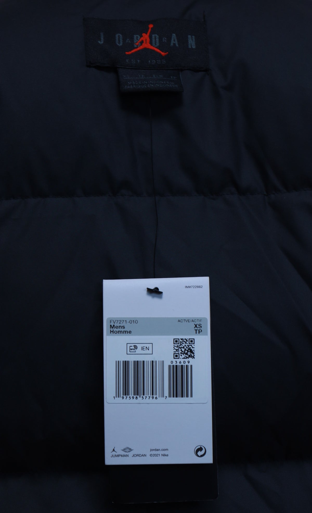 Мъжко зимно яке Jordan Flight Down Puffer XS