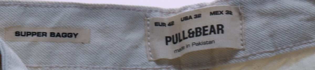 Мъжки дънкови къси панталони Baggy Pull&Bear EU42